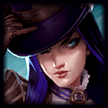 caitlyn synergizes well with Решимость Седзина