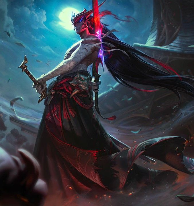 Yone is one of a few champions with a sword in League of Legends