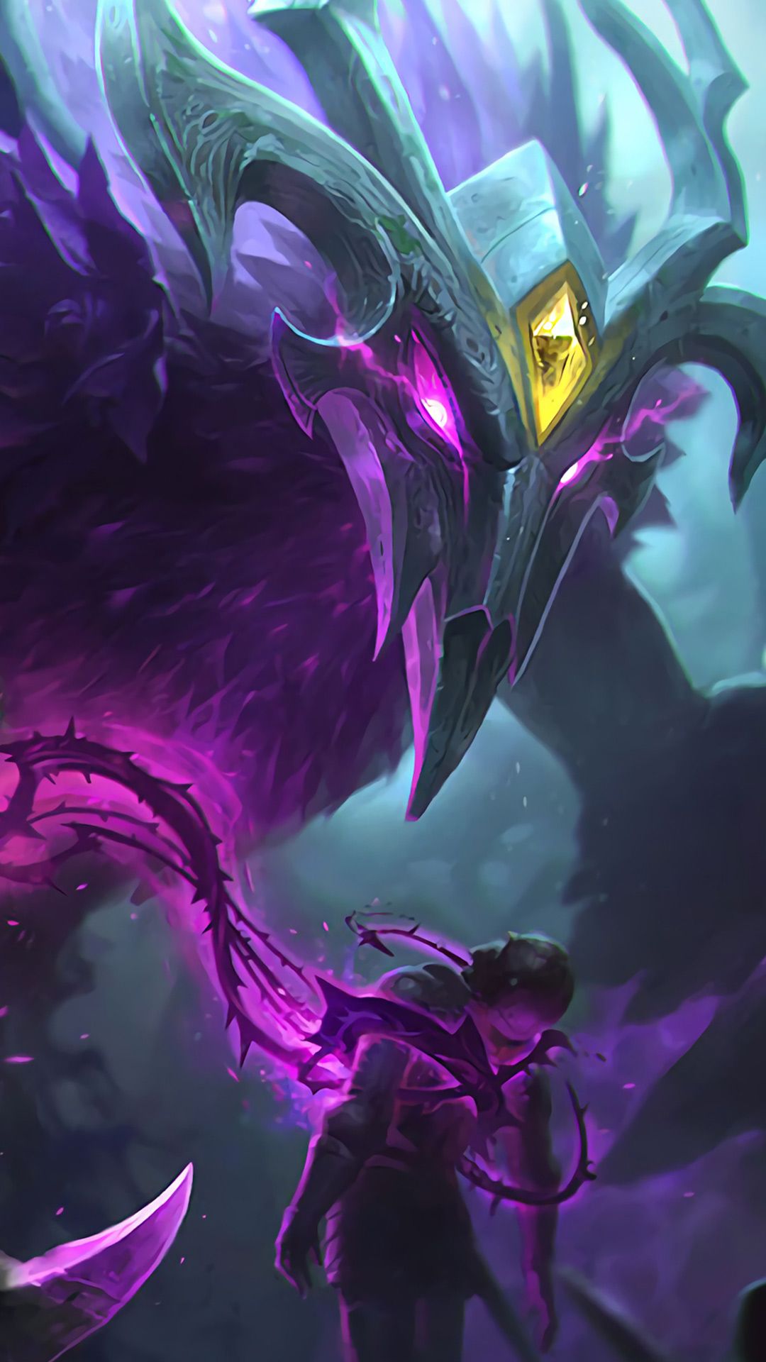 Noc in League of Legends Paralyzing an Enemy with Fear