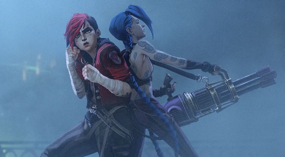 Vi and Jinx Fighting Together