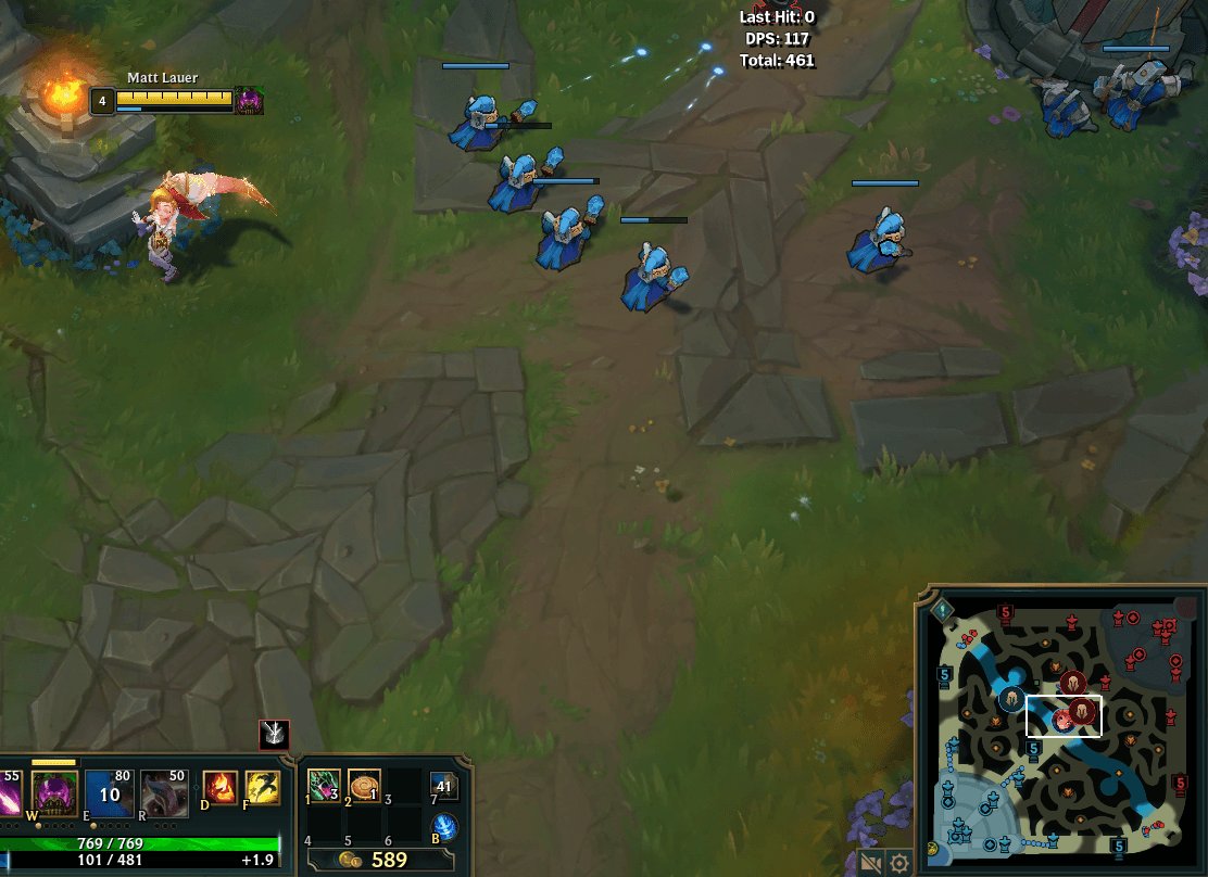 Lane Priority allows you to go after the enemy scuttle with the wave pushed up.